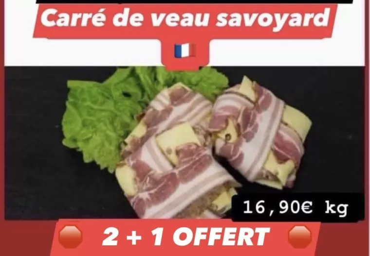 CARRÉ de VEAU SAVOYARD - origine France - vers Hyères , La Londe-les-Maures, Le Boucher Varois