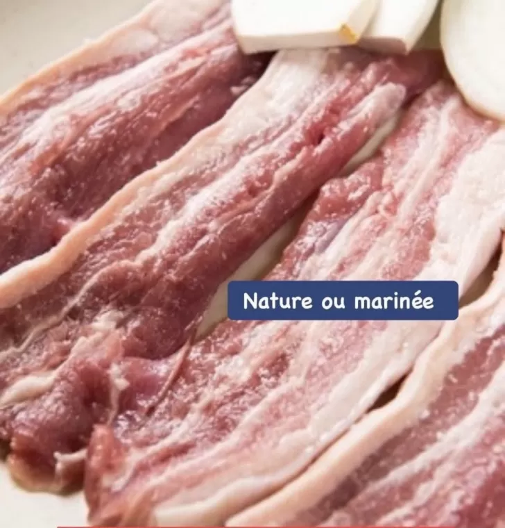POITRINE de PORC à griller - Origine France - Vers Hyères , La Londe-les-Maures, Le Boucher Varois