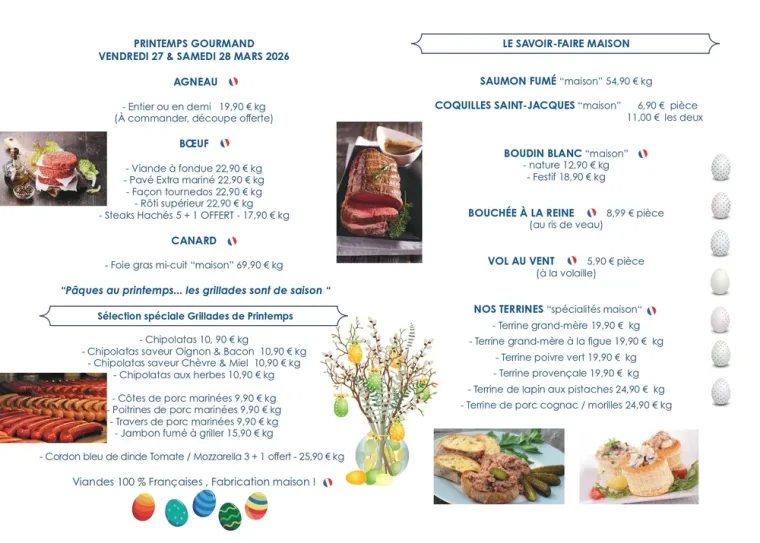 Promotion boucherie du 27 au 28 mars 2026 vers Hyères, La Londe-les-Maures, Le Boucher Varois