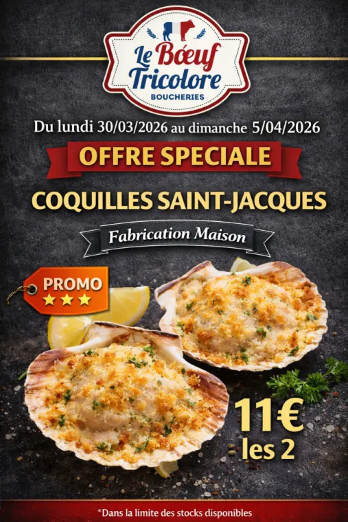 🐚 COQUILLES SAINT-JACQUES MAISON  vers Bormes les mioo mimisas, La Londe-les-Maures, Le Boucher Varois