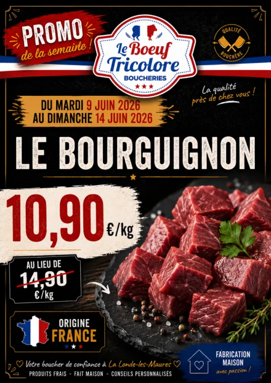 BOURGUIGNON - origine France - vers Hyères , La Londe-les-Maures, Le Boucher Varois