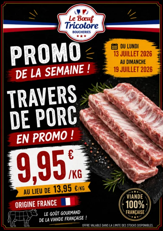 TRAVERS DE PORC - origine France - à La Londe Les Maures , La Londe-les-Maures, Le Boucher Varois