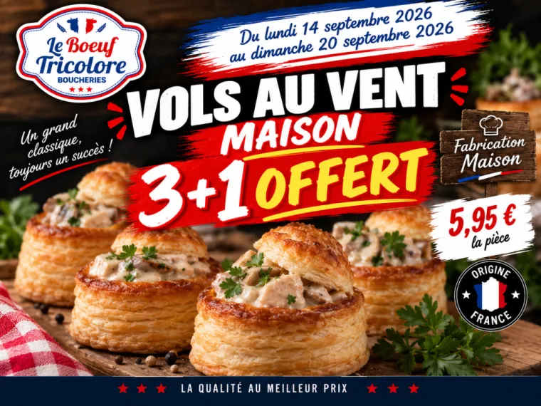 VOL AU VENT - origine France - vers Bormes les mimosas , La Londe-les-Maures, Le Boucher Varois